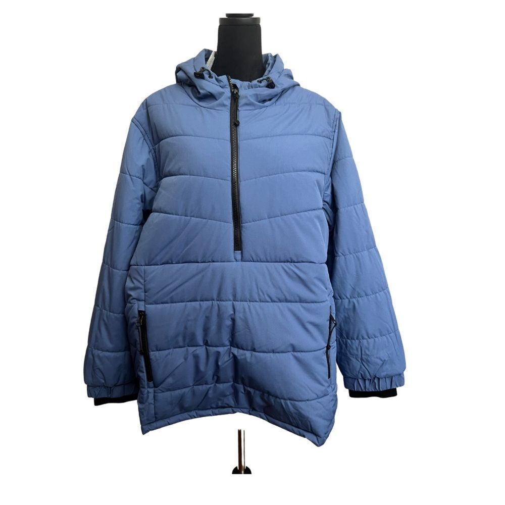 Active Zone Penningtons Hooded Snow Jacket Blue - Picture 2 of 13